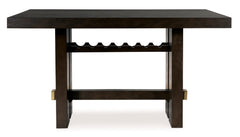 Dark Brown / Counter Height Table Only, product view 3; included: 1 table; all other furniture and accessories excluded - 3