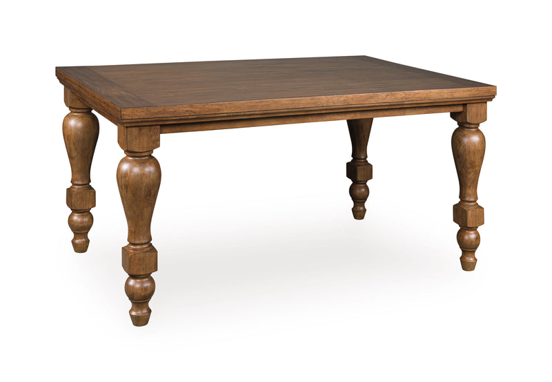 Brown Wood Counter-Height Table with Matching Seating Options