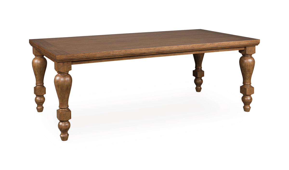 Brown / Dining Table Only, product view 1; includes dining table only; display cabinets and decorative accessories excluded