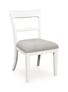 Brown / White / Table + 4 Low-Back Cushioned Dining Chairs, product view 8; includes table + 4 low-back cushioned dining chairs; display cabinets and decorative accessories excluded - 54