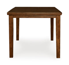 Medium Brown / Table + 4 Swivel Counter Stools, product view 2; includes 1 table; 4 swivel counter stools; other furniture and accessories excluded - 35