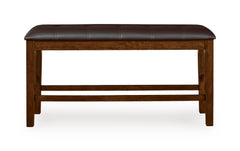 Medium Brown / Bench Only, product view 2; includes 1 bench; other furniture and accessories excluded - 67