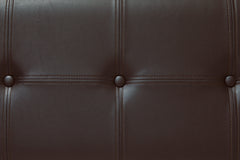 Medium Brown / Bench Only, seat covering close-up 3; includes 1 bench; other furniture and accessories excluded - 68