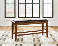 Medium Brown / Bench Only, product view 4; includes 1 bench; other furniture and accessories excluded - 69