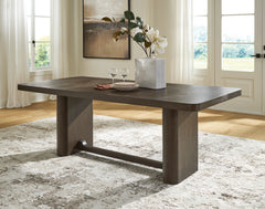 Burnished Brown / Table Only, product view 4; includes table only; servers cabinets and decorative accessories excluded - 4