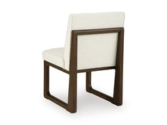Off White/Brown / Set of 2 Wood-Frame Side Chairs, product view 5; includes set of 2 wood-frame side chairs; servers cabinets and decorative accessories excluded - 9