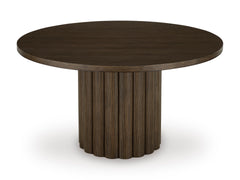 Burnished Brown / Table Only, product view 2; includes table only; servers cabinets and decorative accessories excluded - 2