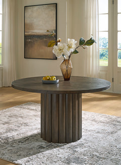 Burnished Brown / Table Only, product view 3; includes table only; servers cabinets and decorative accessories excluded - 3