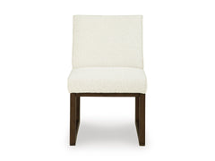 Off White/Brown / Set of 2 Wood-Frame Side Chairs, product view 6; includes set of 2 wood-frame side chairs; servers cabinets and decorative accessories excluded - 9