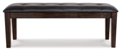 Dark Brown / 1 Bench, front view; one bench included; additional furniture and accessories excluded - 3
