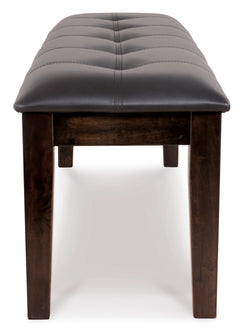 Dark Brown / 1 Bench, side view; one bench included; additional furniture and accessories excluded - 4