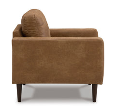 Caramel Upholstered Seating, chair side view - 14