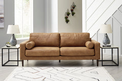 Caramel Upholstered Seating, sofa room setting; tables and decor excluded - 5