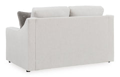 Chalk Reversible Cushion Seating, loveseat back view - 7