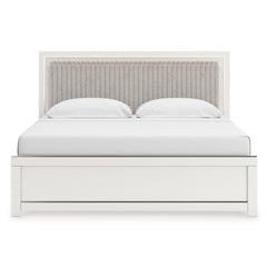 White Bed King, view 2; exact selected furniture; mattress bedding and accessories excluded - 32