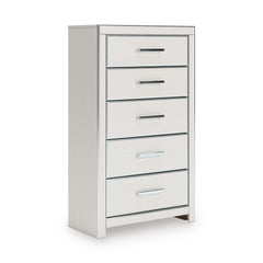 White 5pc Bedroom Set King, view 4; exact selected furniture; mattress bedding and accessories excluded - 39
