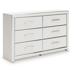 White Dresser + Mirror, view 1; exact selected furniture; mattress bedding and accessories excluded - 57