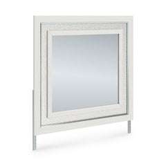 White Dresser + Mirror, view 2; exact selected furniture; mattress bedding and accessories excluded - 58