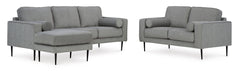 Charcoal Upholstered Seating, sofa and loveseat set - 16