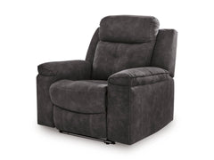 Charcoal LED Manual Reclining Seating, recliner chair upright angle - 15