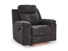 Charcoal LED Manual Reclining Seating, recliner chair red LED setting - 20
