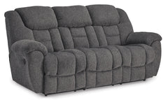 Charcoal Performance Fabric Reclining Seating, sofa upright angle - 1