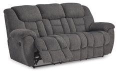 Charcoal Performance Fabric Reclining Seating, sofa reclined angle - 2