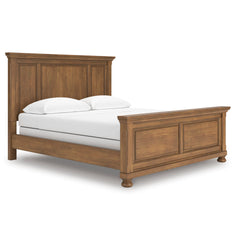 Medium Brown Bed + Nightstand California King, view 1; exact selected furniture; mattress foundation bedding and accessories excluded - 21