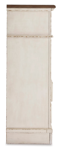 Chipped White / Brown / Chest, side view; view 11; shown pieces are reference views; only the selected configuration is included - 11