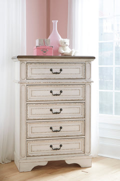 Chipped White / Brown / Chest, product view; view 12; shown pieces are reference views; only the selected configuration is included - 12