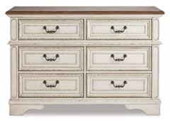 Chipped White / Brown / Dresser, front view; view 5; shown pieces are reference views; only the selected configuration is included - 5