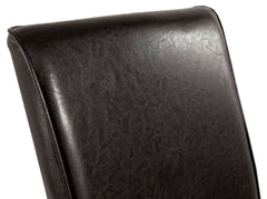 Dark Brown / Set of 2 Dark Brown Chairs, product view 4; included: 2 matching chairs; all other furniture and accessories excluded - 14