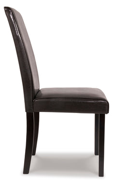 Dark Brown / Set of 2 Dark Brown Chairs, product view 6; included: 2 matching chairs; all other furniture and accessories excluded - 16