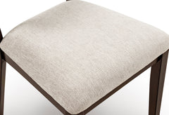 Merlot / Set of 2 Chairs, seat covering close-up 8; includes set of 2 chairs; other furniture and accessories excluded - 13