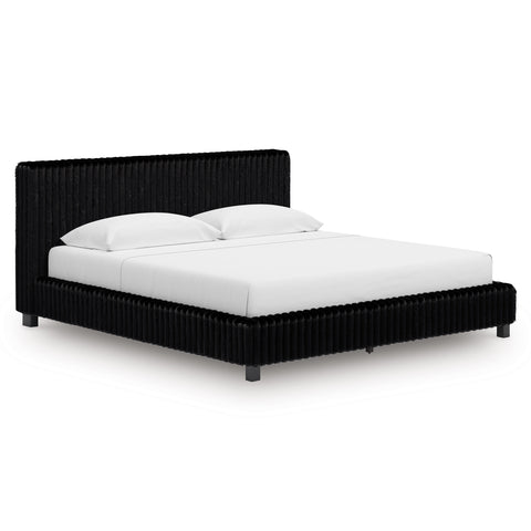Corded Upholstered Beds and Coordinated Bedroom Sets