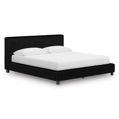 Black 5pc Bedroom Set California King, view 1; exact selected furniture; mattress bedding and accessories excluded - 16