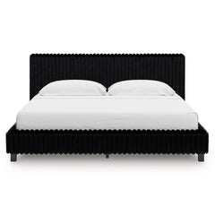 Black Bed King, view 2; exact selected furniture; mattress bedding and accessories excluded - 2