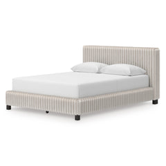 White Bed Queen, view 2; exact selected furniture; mattress bedding and accessories excluded - 32