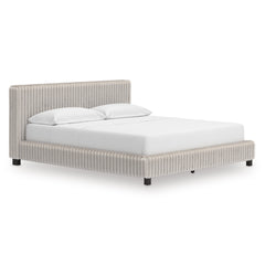 White Bed + Nightstand California King, view 1; exact selected furniture; mattress bedding and accessories excluded - 53