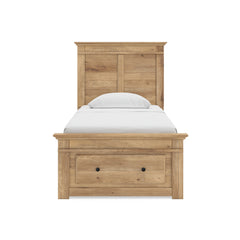 Tan / Storage Bed / Twin, view 2; selected configuration only; mattress foundation bedding and accessories excluded - 20