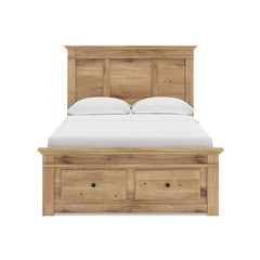 Tan / Storage Bed / Full, view 2; selected configuration only; mattress foundation bedding and accessories excluded - 29