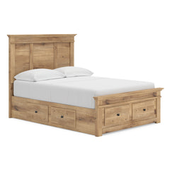Tan / 5pc Set with Storage Bed / Full, view 1; selected configuration only; mattress foundation bedding and accessories excluded - 32