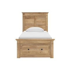 Tan / Storage Bed / Twin, view 2; selected configuration only; mattress foundation bedding and accessories excluded - 20