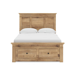 Tan / Storage Bed / Full, view 2; selected configuration only; mattress foundation bedding and accessories excluded - 20