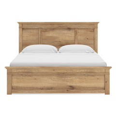 Tan / Storage Bed / King, view 2; selected configuration only; mattress foundation bedding and accessories excluded - 2