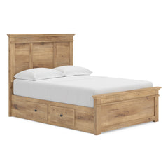 Tan / 5pc Set with Storage Bed / Full, view 1; selected configuration only; mattress foundation bedding and accessories excluded - 23