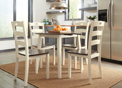 Cream/Brown / Set of 2 Dining Chairs, furniture view 10; includes set of 2 dining chairs; table, other seating and accessories excluded - 10