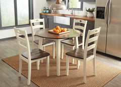 Cream/Brown / Set of 2 Dining Chairs, furniture view 6; includes set of 2 dining chairs; table, other seating and accessories excluded - 6