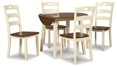Cream/Brown / Set of 2 Dining Chairs, furniture view 7; includes set of 2 dining chairs; table, other seating and accessories excluded - 7