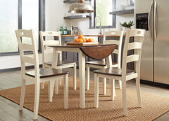 Cream/Brown / Set of 2 Dining Chairs, furniture view 8; includes set of 2 dining chairs; table, other seating and accessories excluded - 8